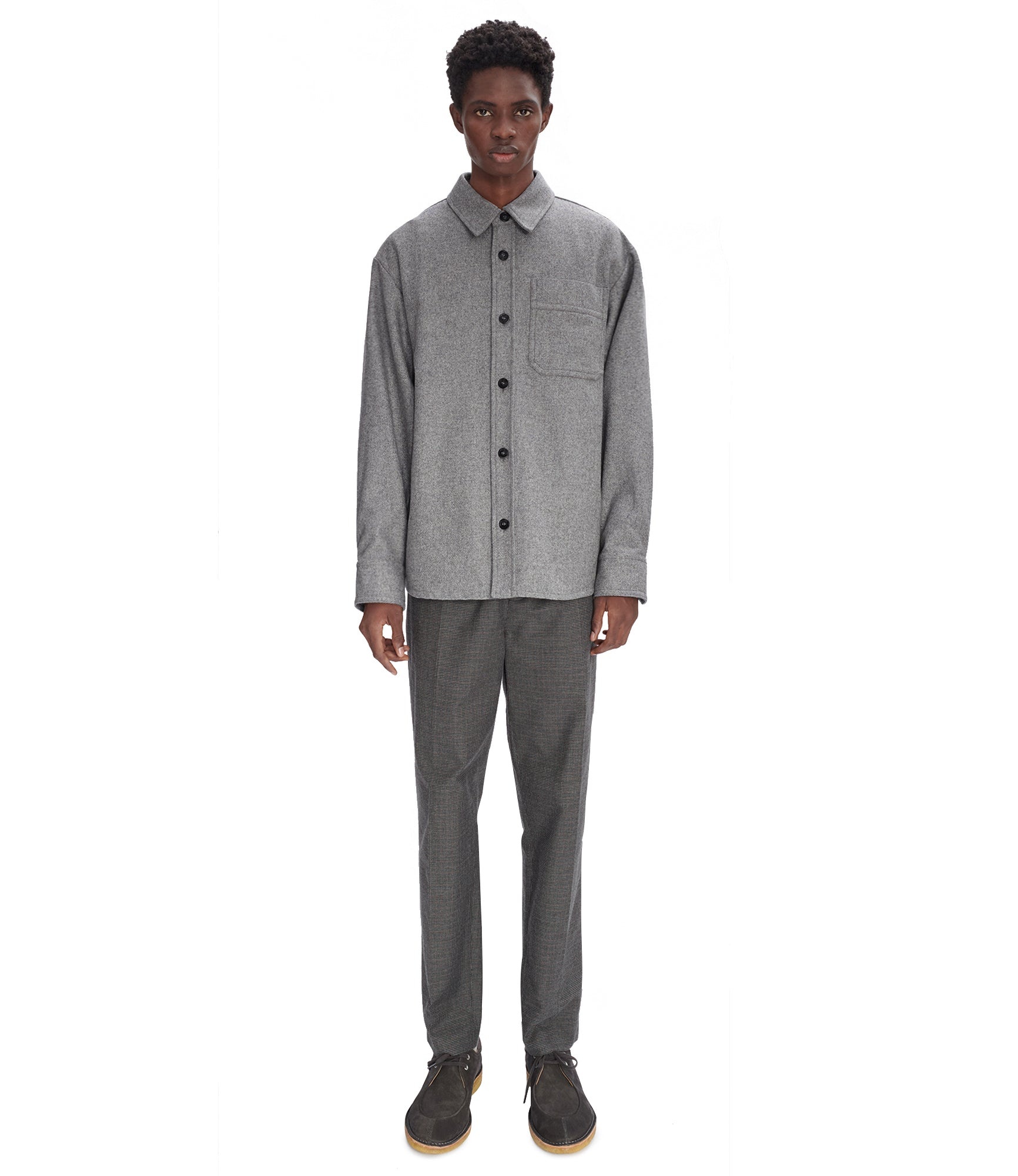BASILE BRODÉE POITRINE OVERSHIRT - 5