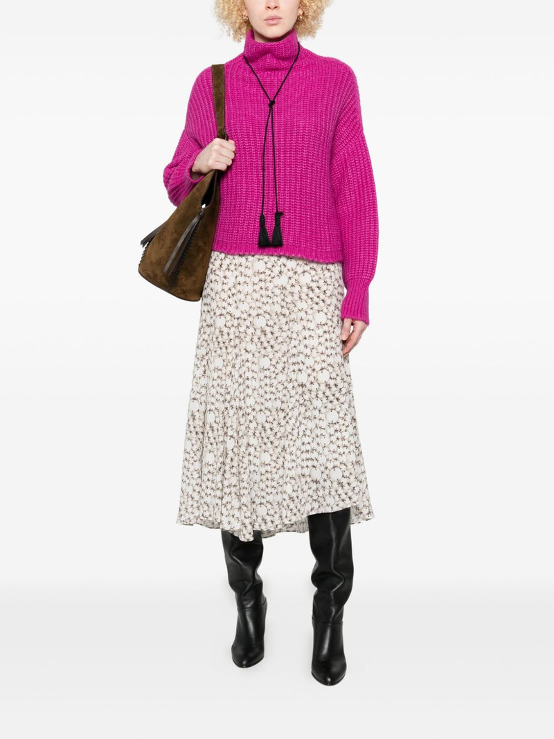 ULLA JOHNSON Veron high-neck ribbed sweater outlook