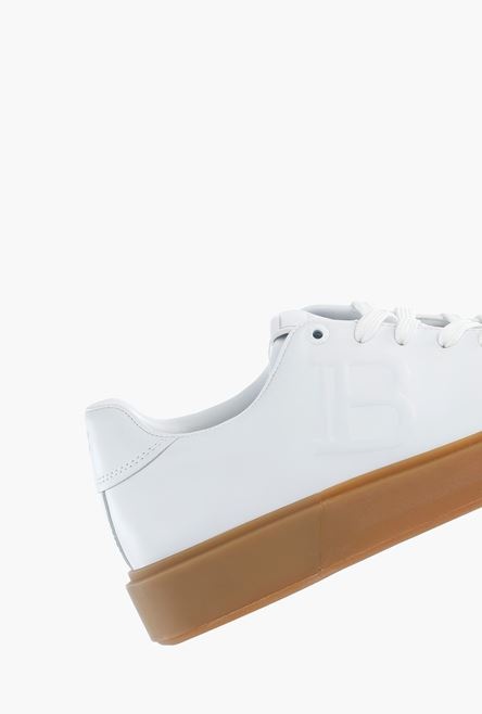 Smooth white leather B-Court sneakers - 7