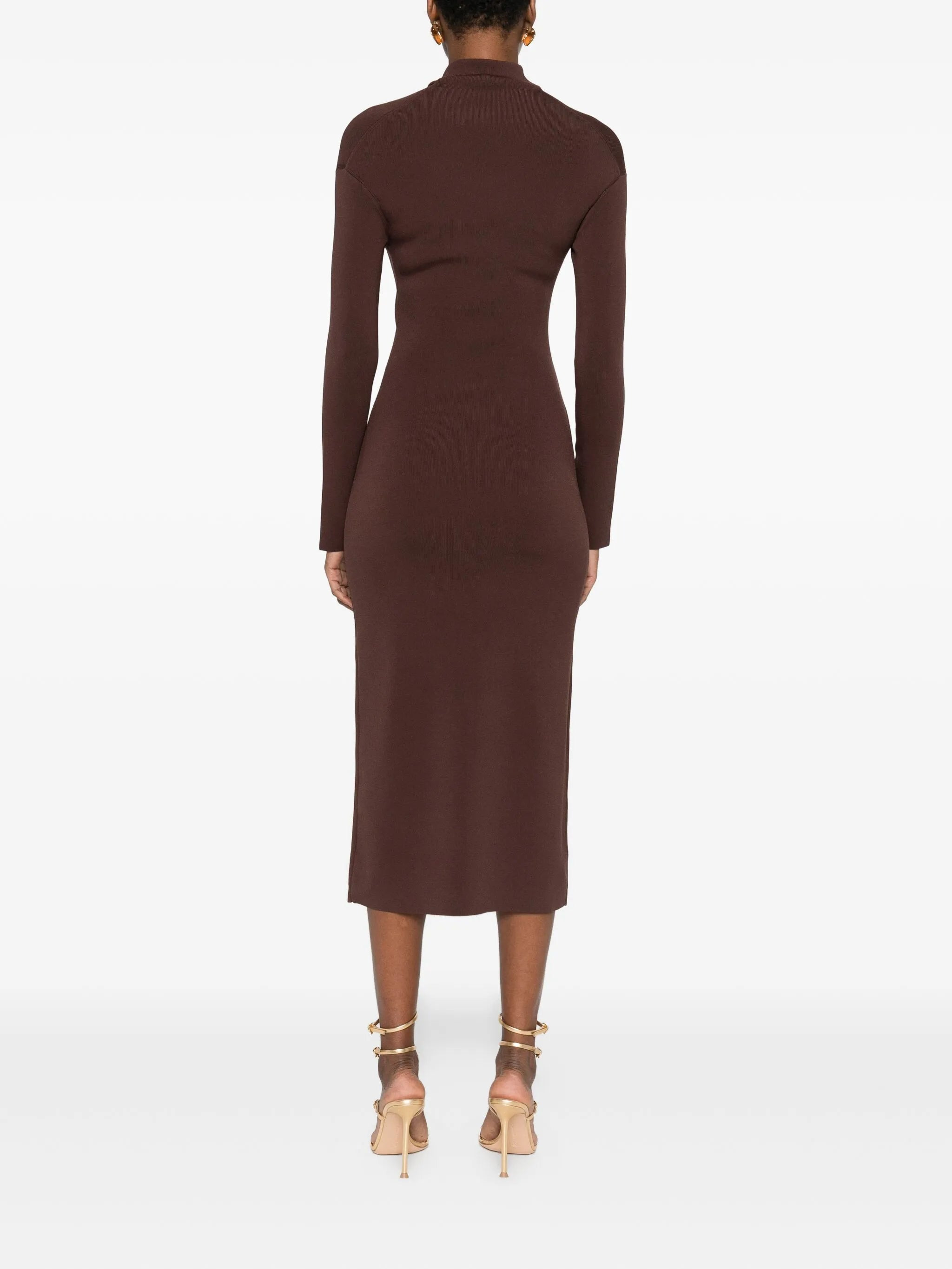 Cult Gaia Twist-detail Button Midi Dress - 4