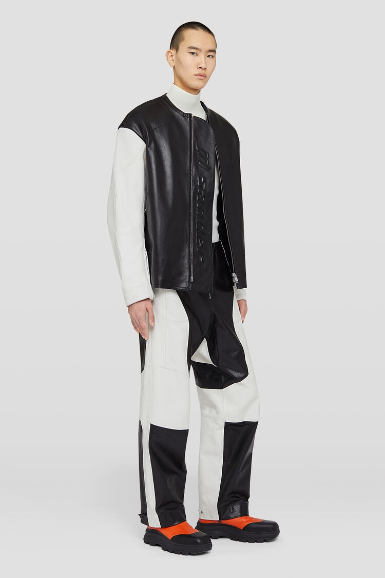 Leather Biker Jacket - 3
