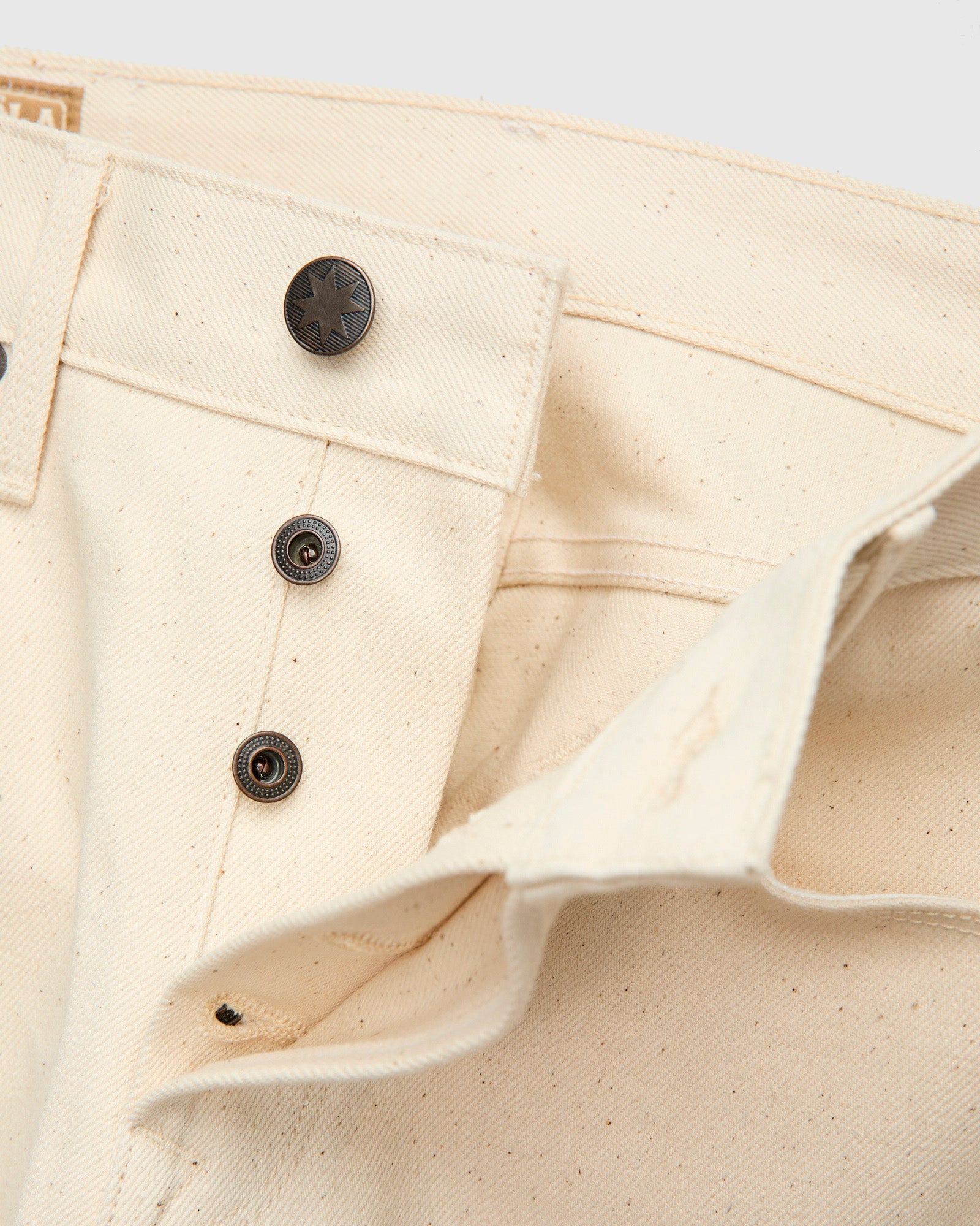 "Portola" 14oz Ecru Selvedge Denim - Tapered Fit - 10