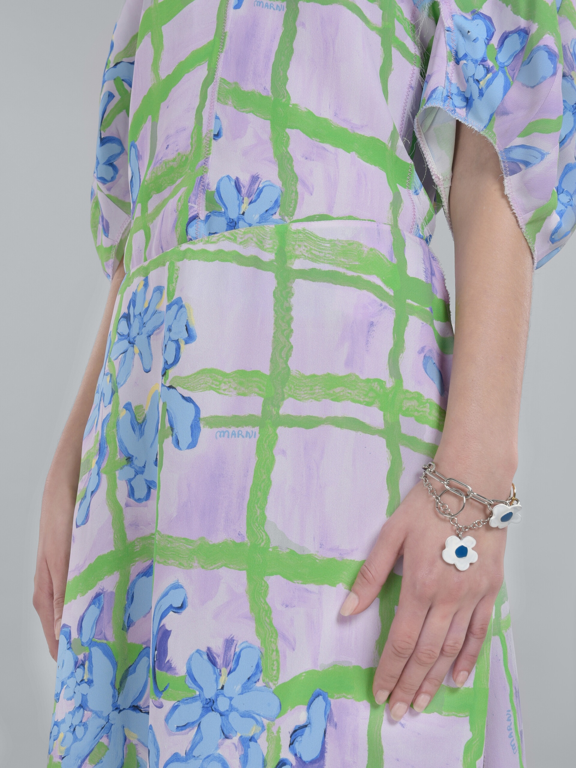 FLAMINIA VERONESI BRACELET WITH WHITE FLOWERS - 2