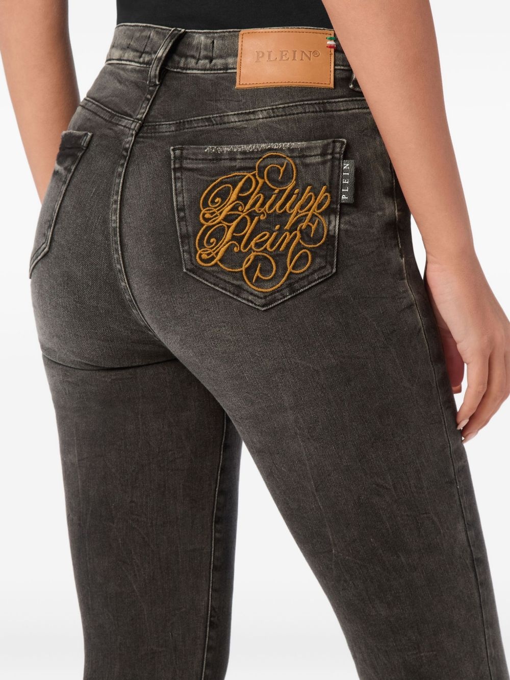 high-waisted skinny jeans - 5