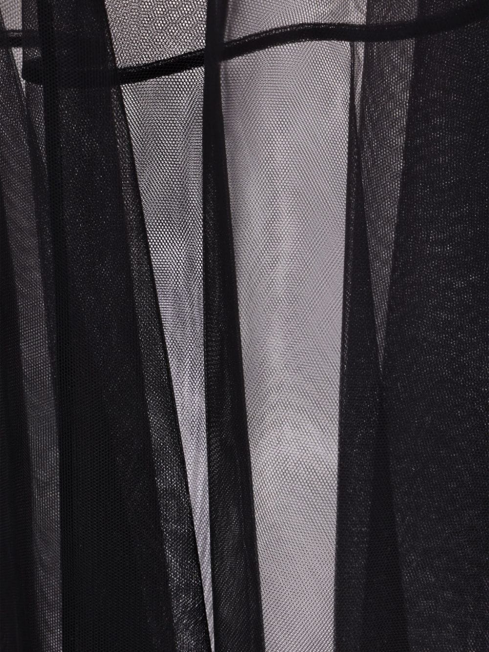 sheer tulle midi skirt - 3