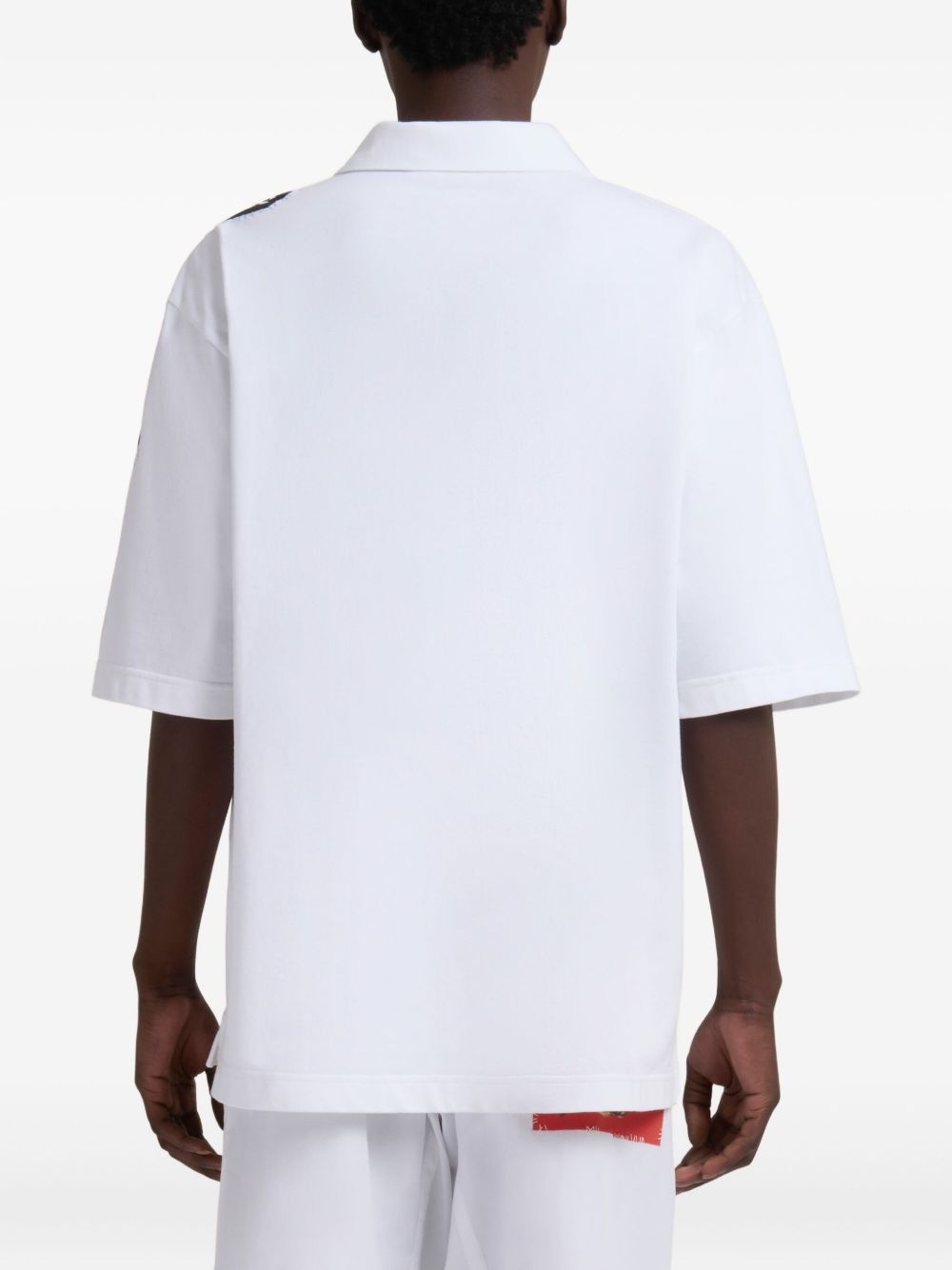 graphic-patches polo shirt - 4