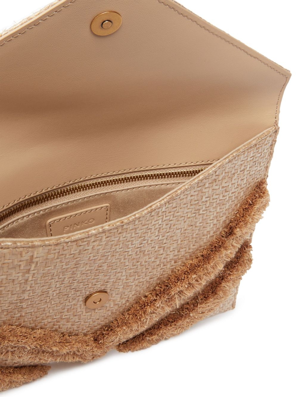 raffia clutch bag - 4