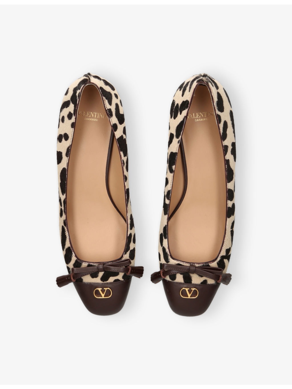 Valet Du Roi Leopard-Print Calf-Hair Ballet Flats - 2