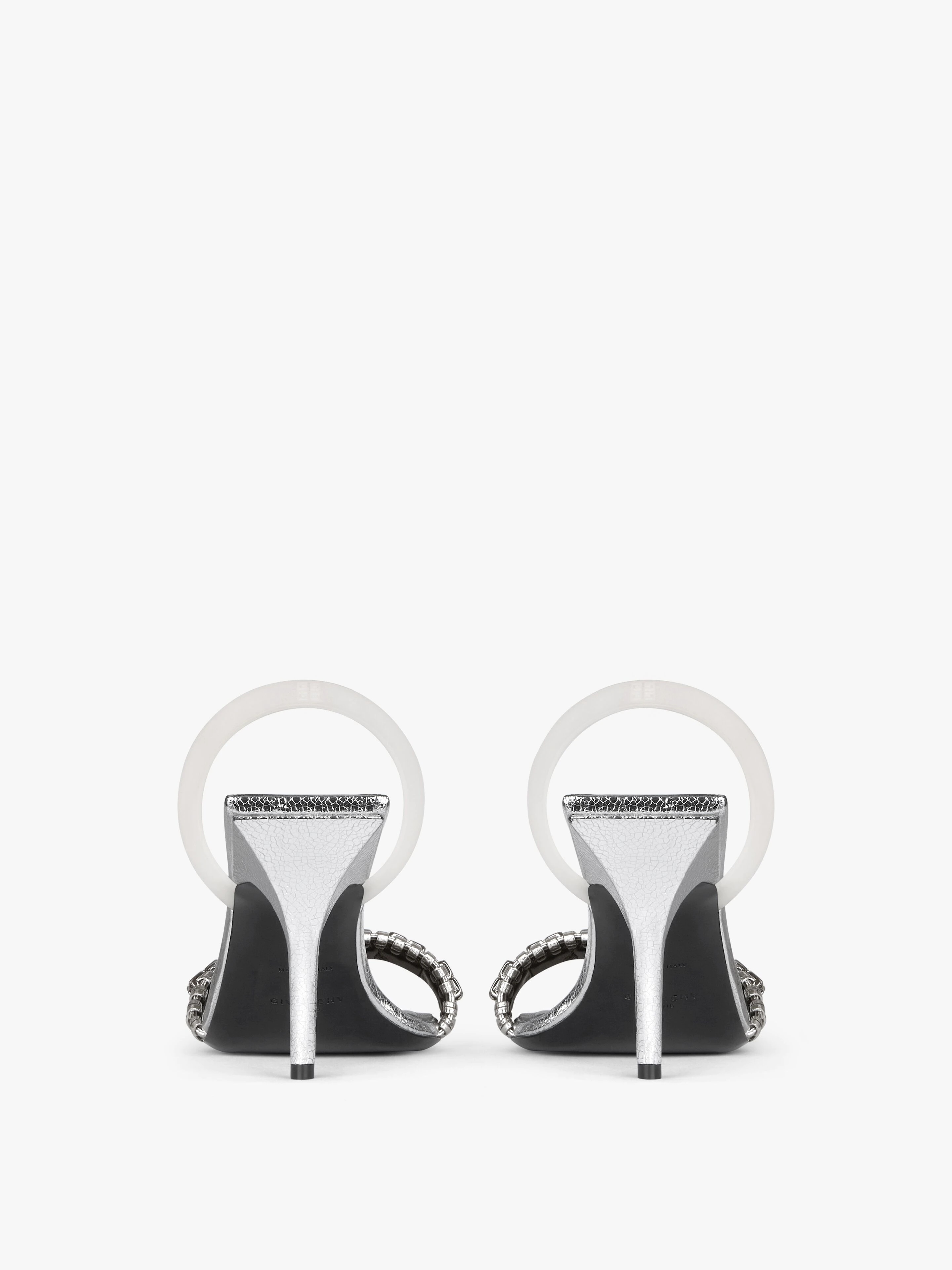G WOVEN SANDALS IN LEATHER - 7