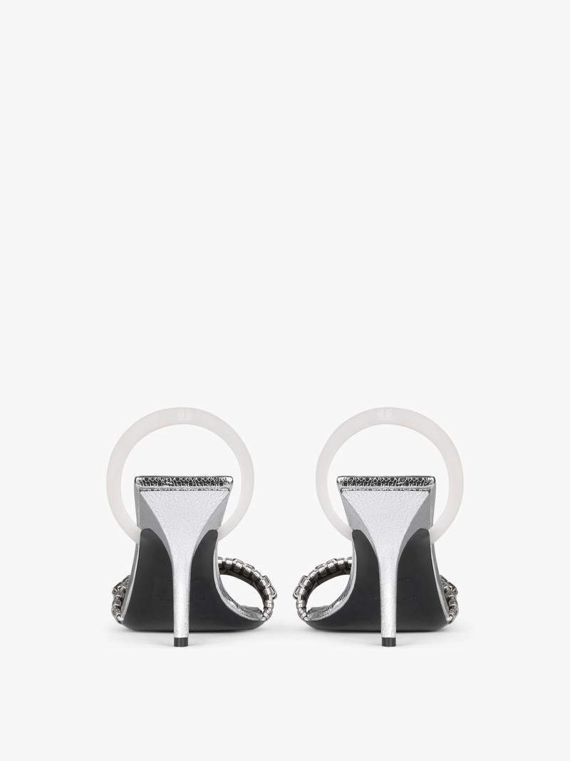 G WOVEN SANDALS IN LEATHER 7