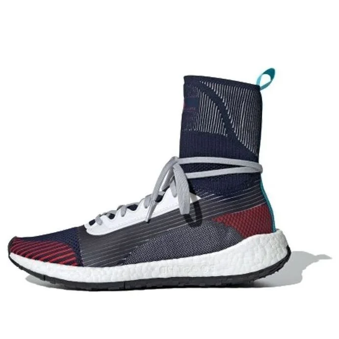 (WMNS) adidas PULSEBOOST HD MID S. 'Grey Red' EE9460 - 1