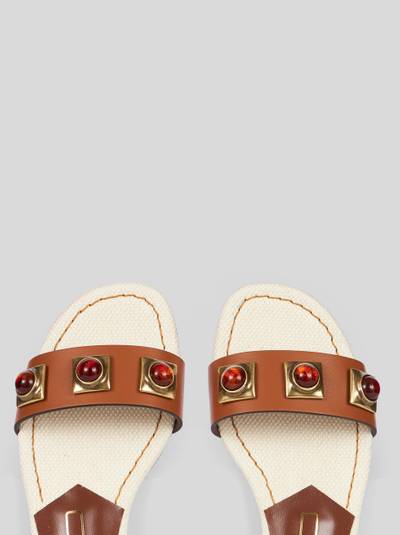 Etro CROWN ME LEATHER SLIPPERS outlook