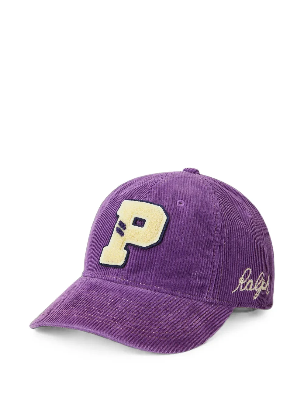 CORDUROY LETTER BALL CAP - 1