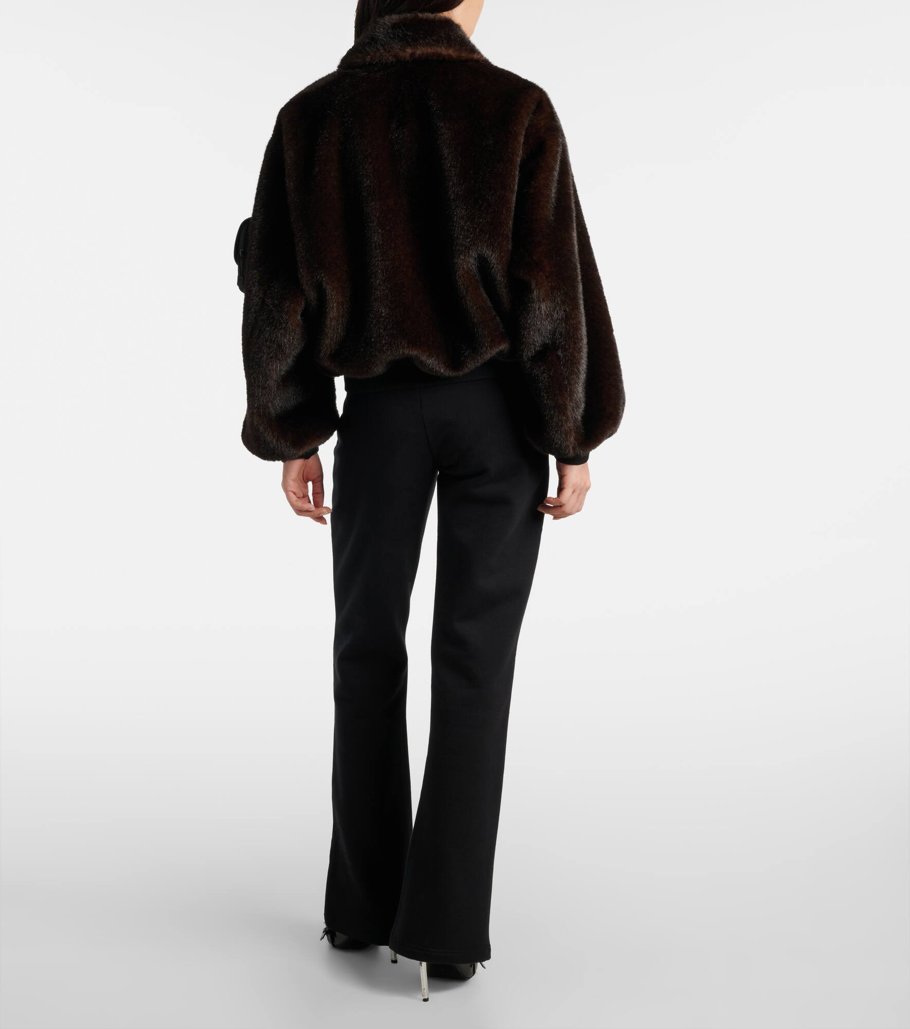 Cropped bomber jacket - 3