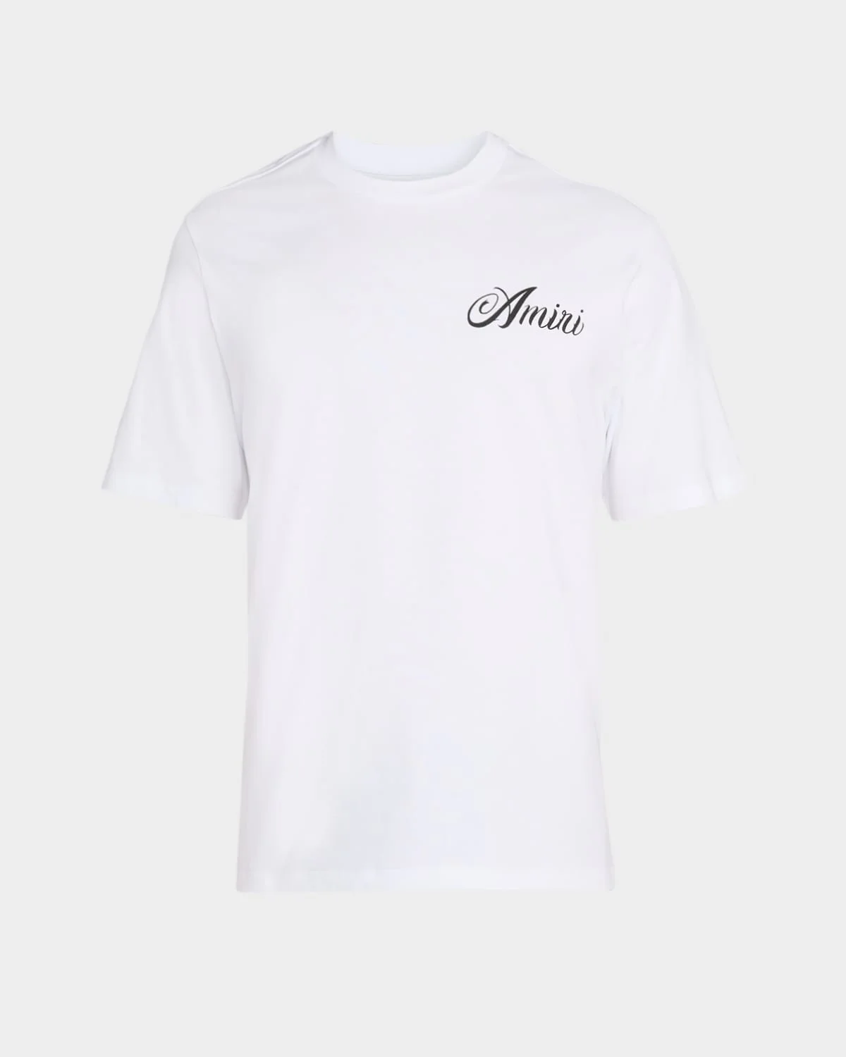 Men's Mountain Logo Script Cotton T-Shirt - 1