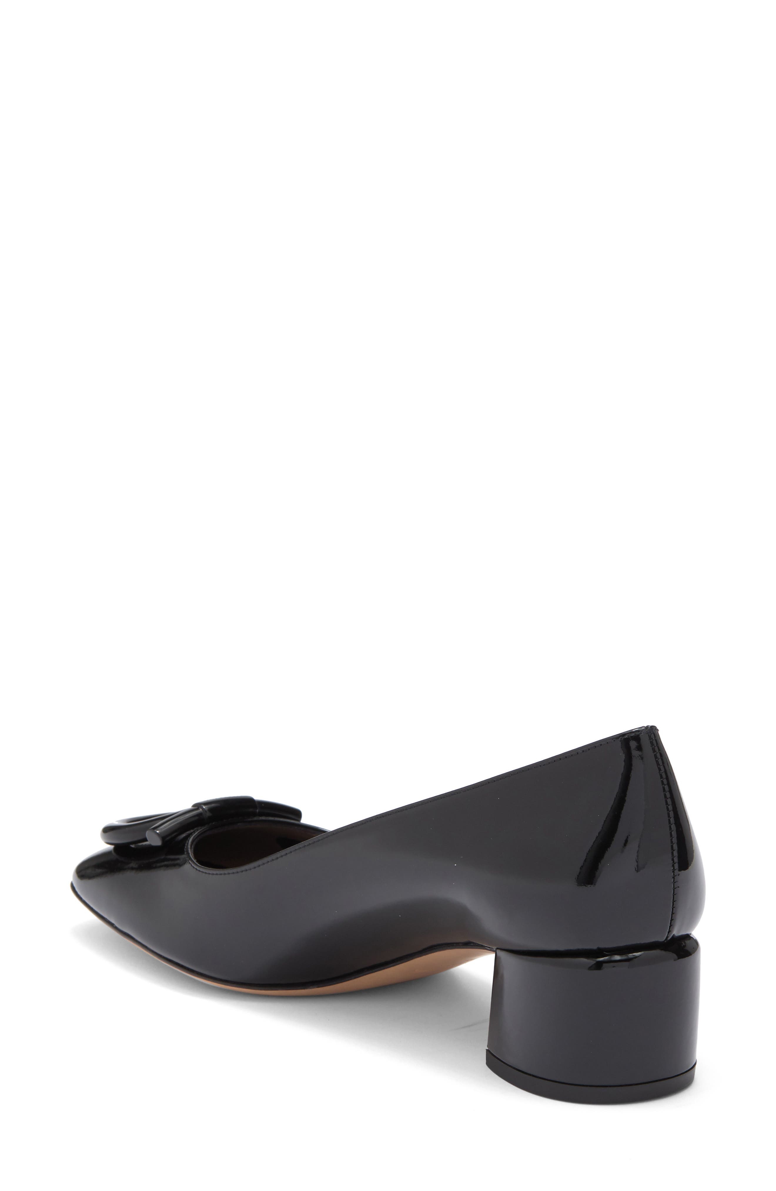 FERRAGAMO Mara Gancio Block Heel Pump in Nero at Nordstrom - 2