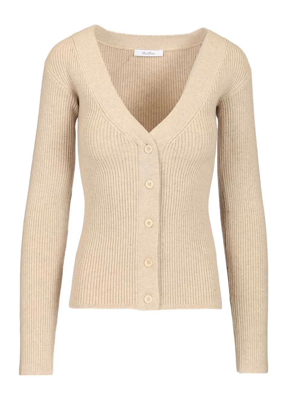 Max Mara Women Gioiosa Ribbed Cardigan - 1