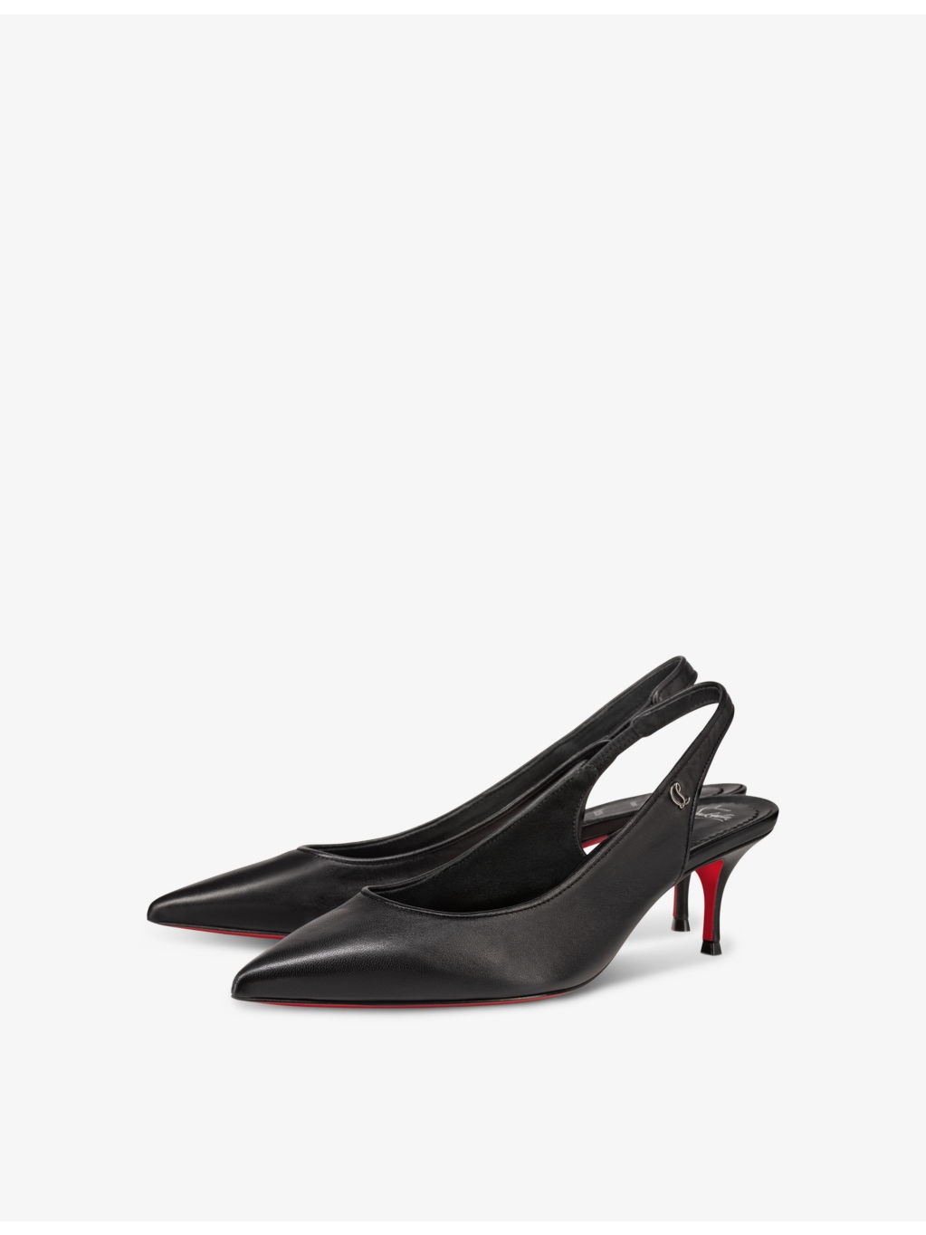 Sporty Kate Sling 55 leather heeled courts - 4