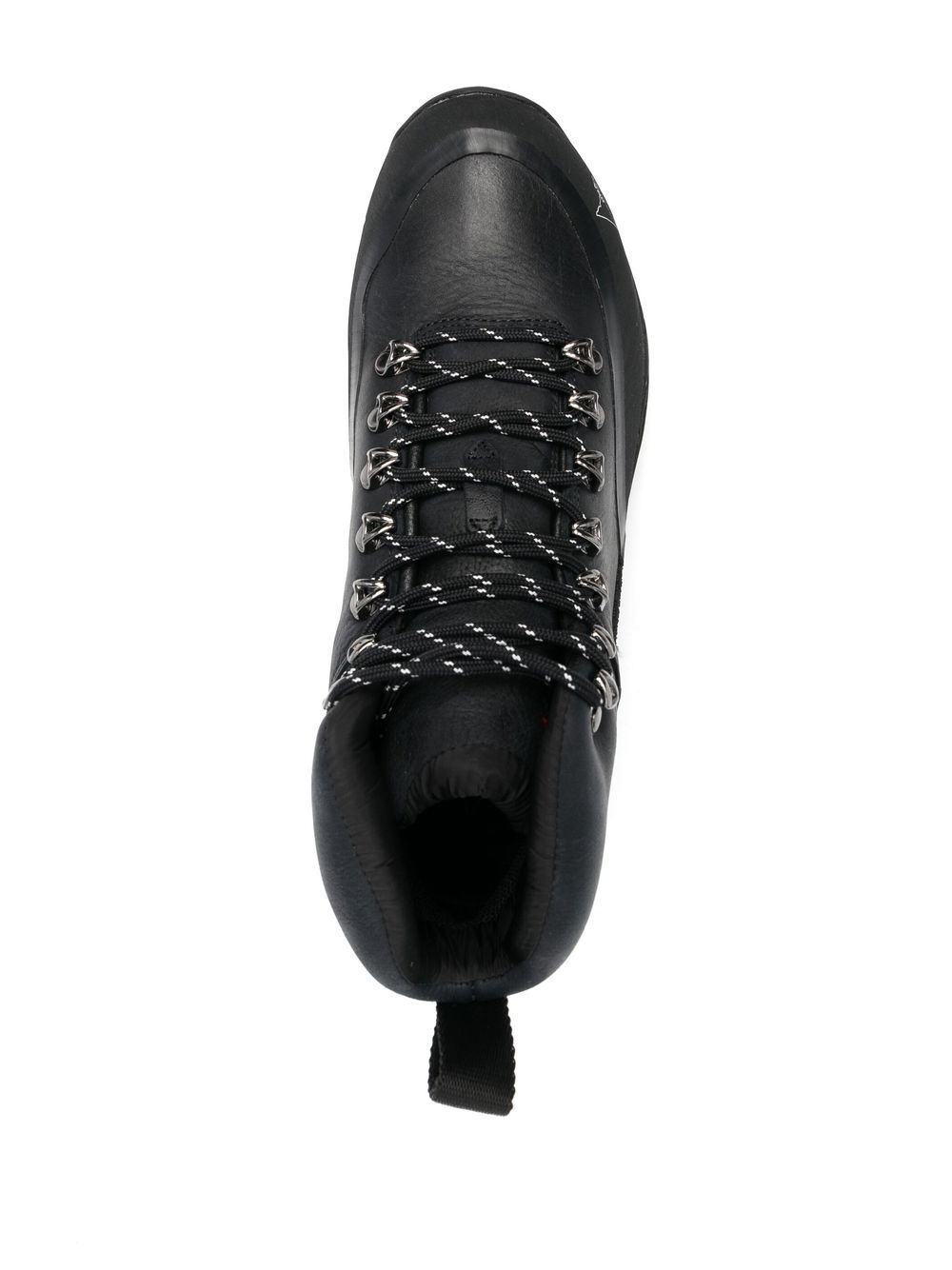 lace-up leather boots - 4