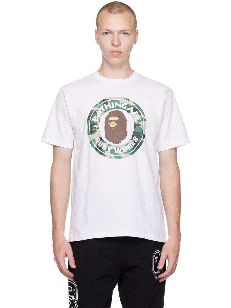 White Busy Works T-Shirt - 1