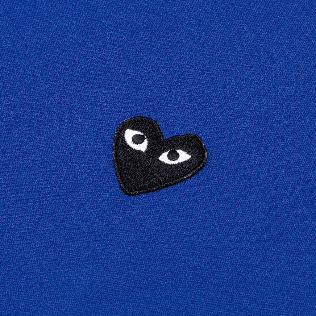 COMME DES GARCONS PLAY BIG BLACK HEART SWEATSHIRT - NAVY - 3