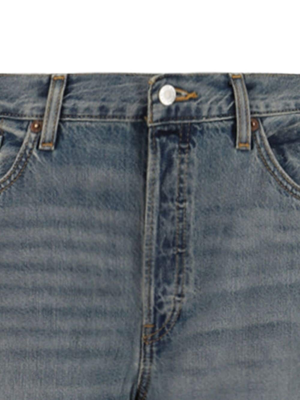 logo-patch straight-cut jeans - 2