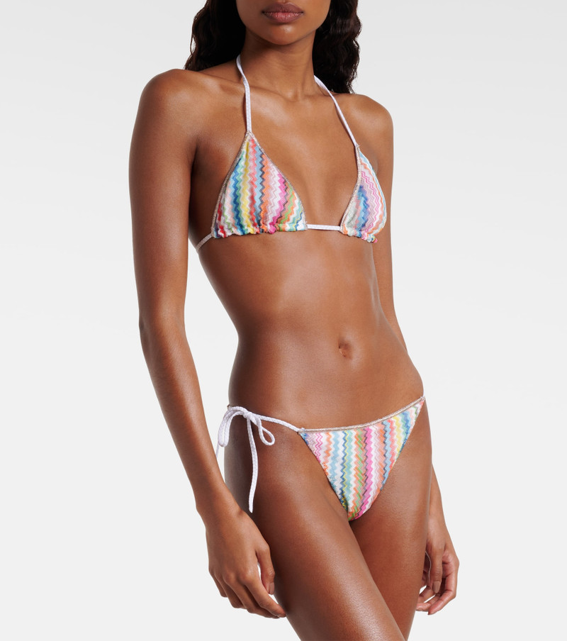 Missoni Zig Zag lamé bikini outlook