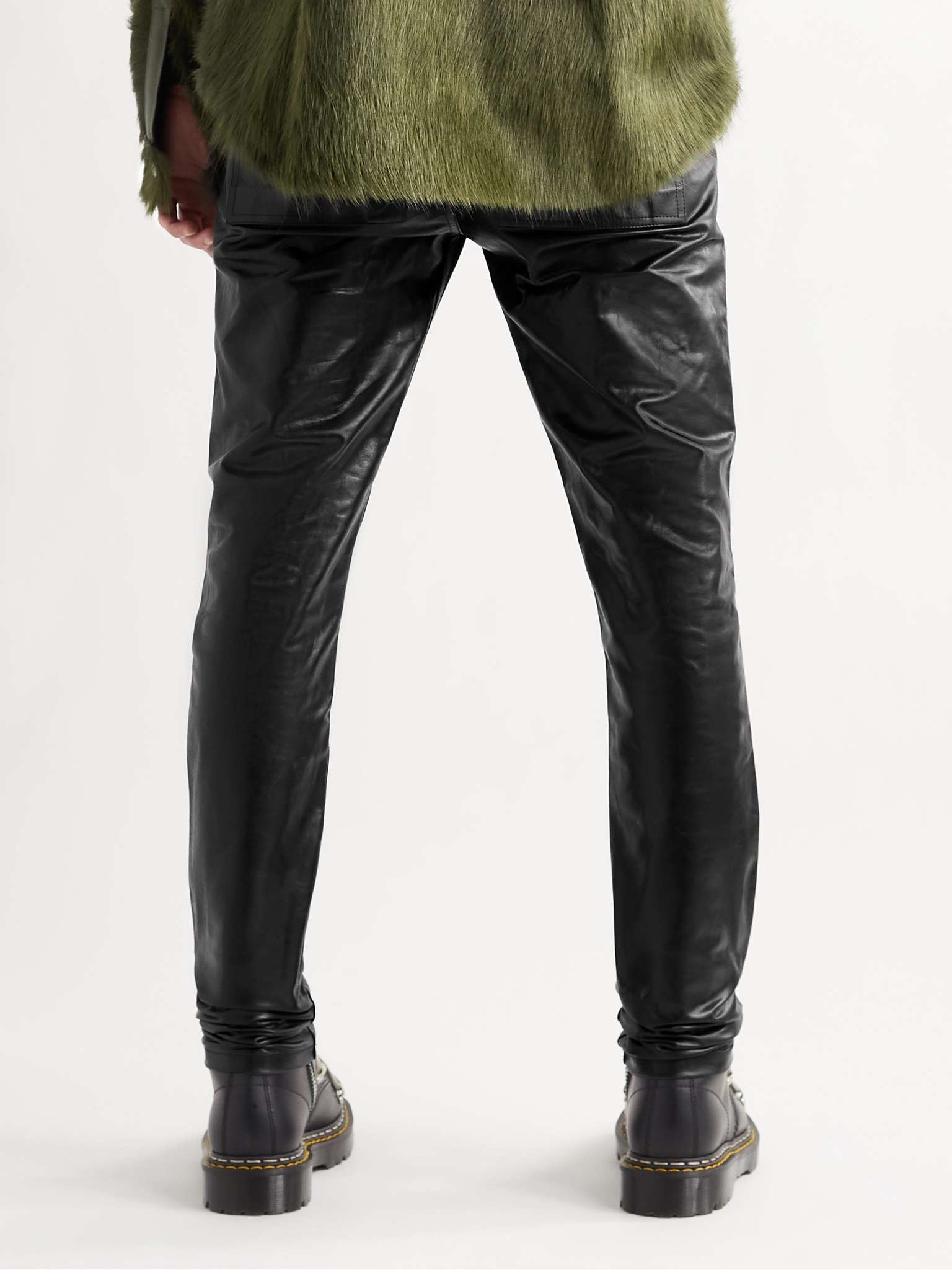 Tyrone Skinny-Fit Leather Trousers - 4