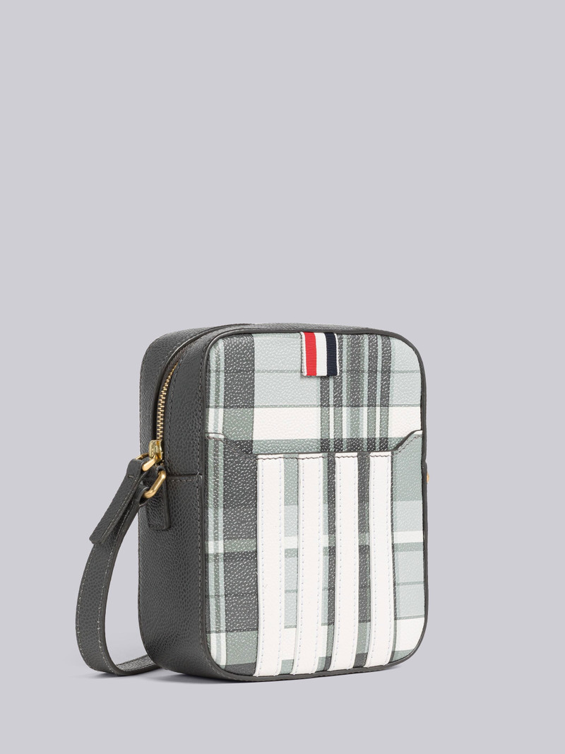 PEBBLE GRAIN LEATHER MADRAS 4-BAR VERTICAL CAMERA BAG 3