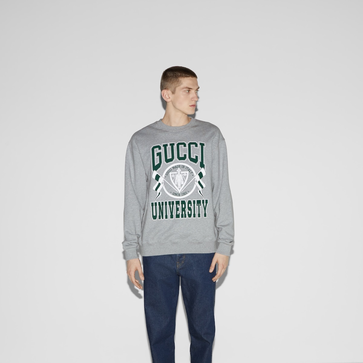 Cotton jersey printed sweatshirt - 3