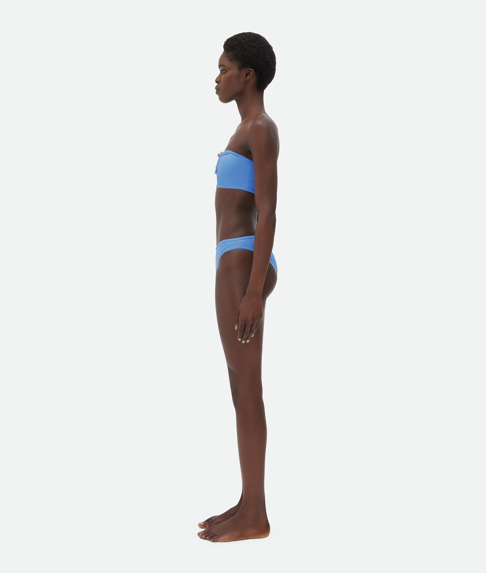 Stretch Nylon Bikini With Knot Ring - 2