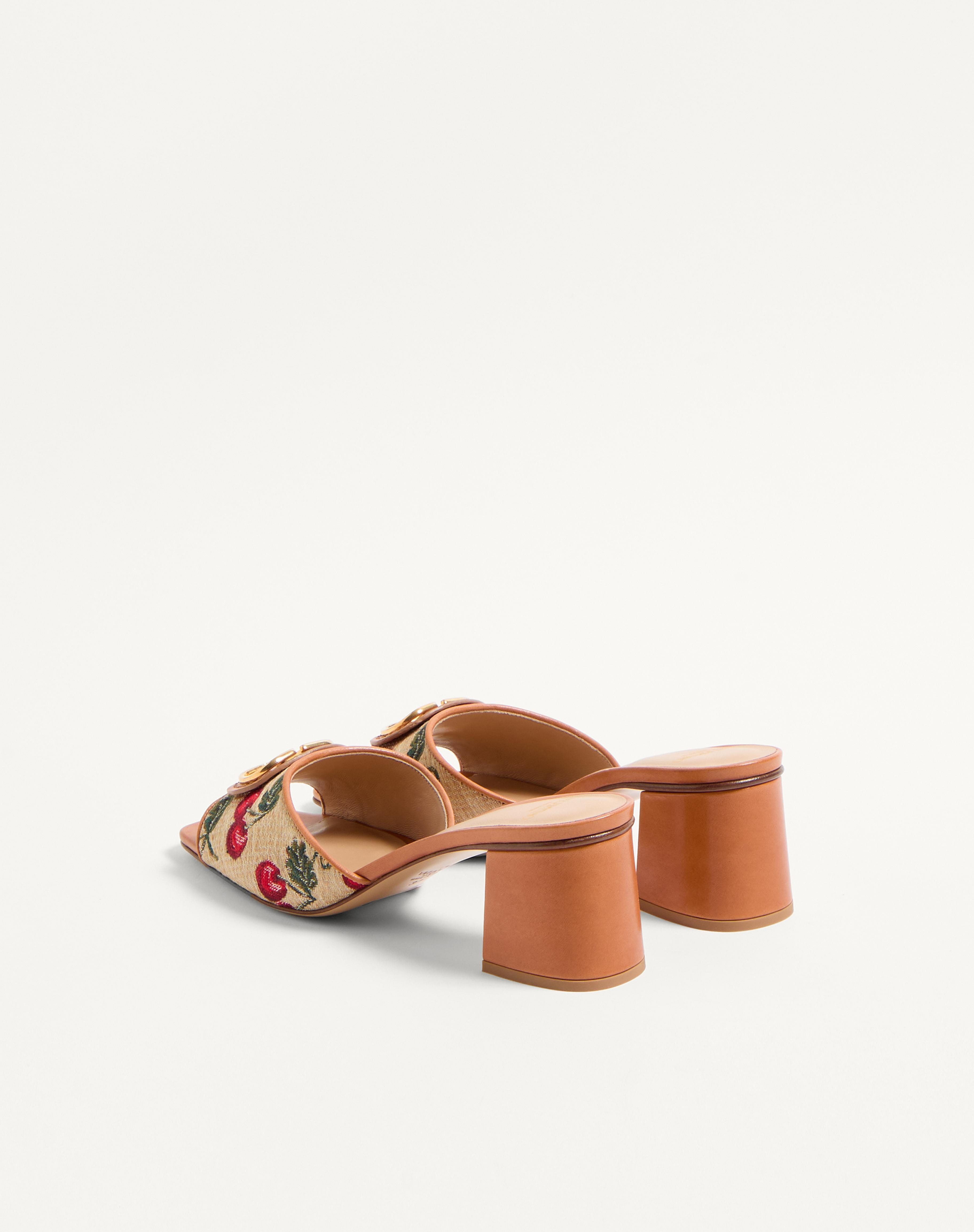VLOGO SIGNATURE CHERRYFIC SLIDE SANDAL 60MM - 5