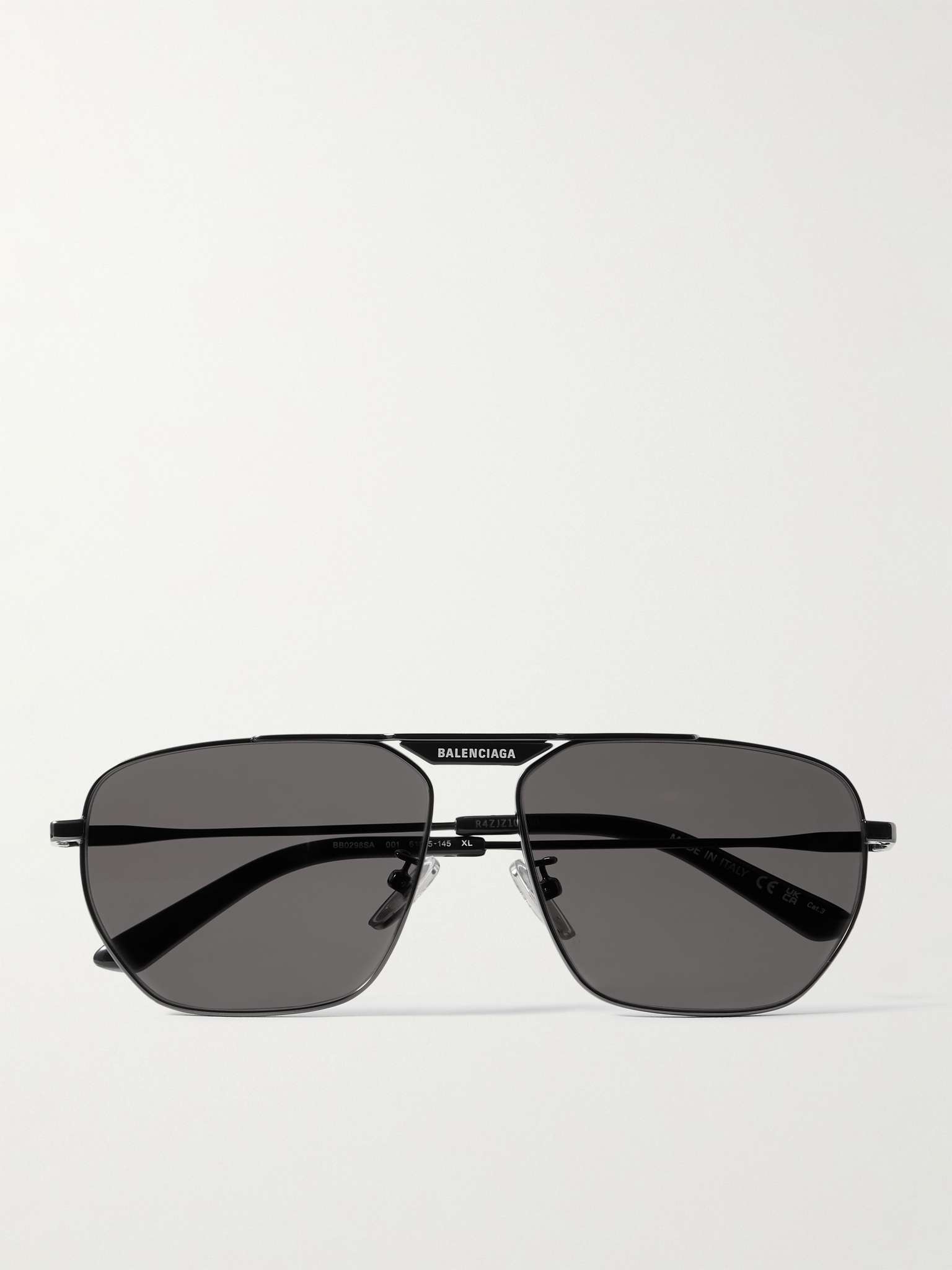 Tag 2.0 Aviator-Style Gunmetal-Tone Sunglasses - 1