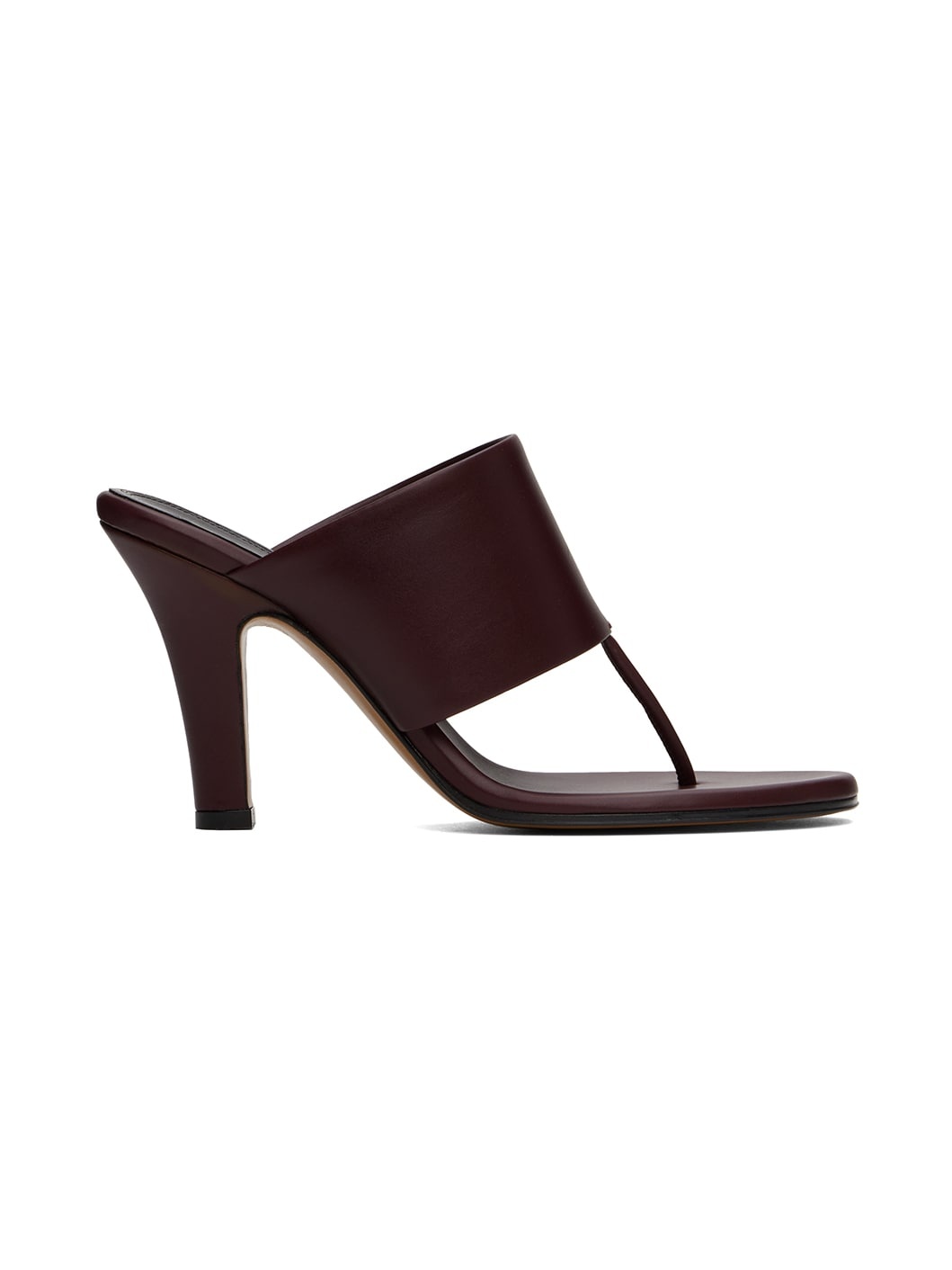 Burgundy Signum Heeled Sandals - 1