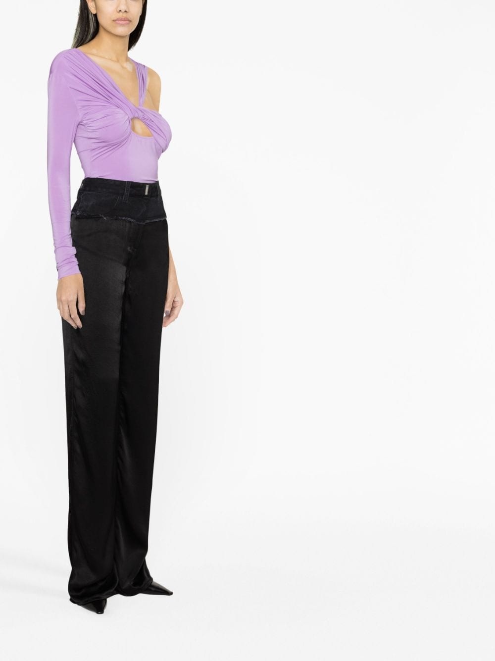 one-shoulder asymmetric top - 3