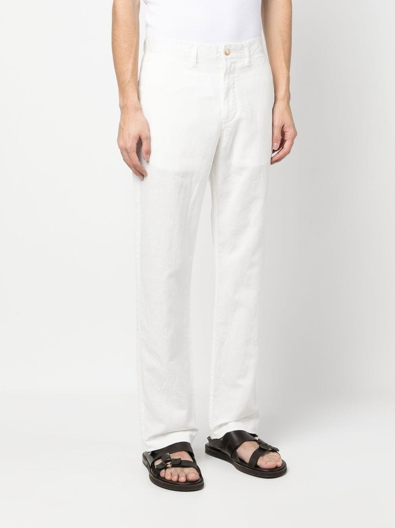 Polo-motif straight-leg trousers 3