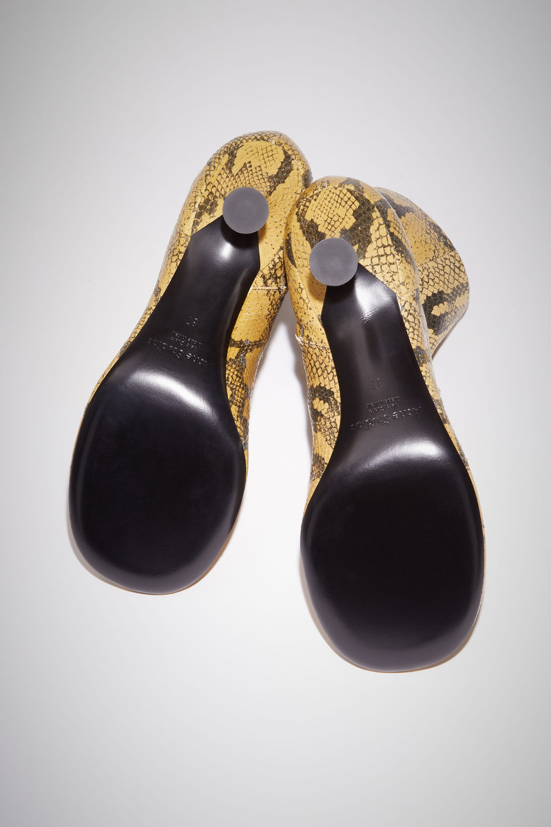 Leather ankle boots - Multi beige 3