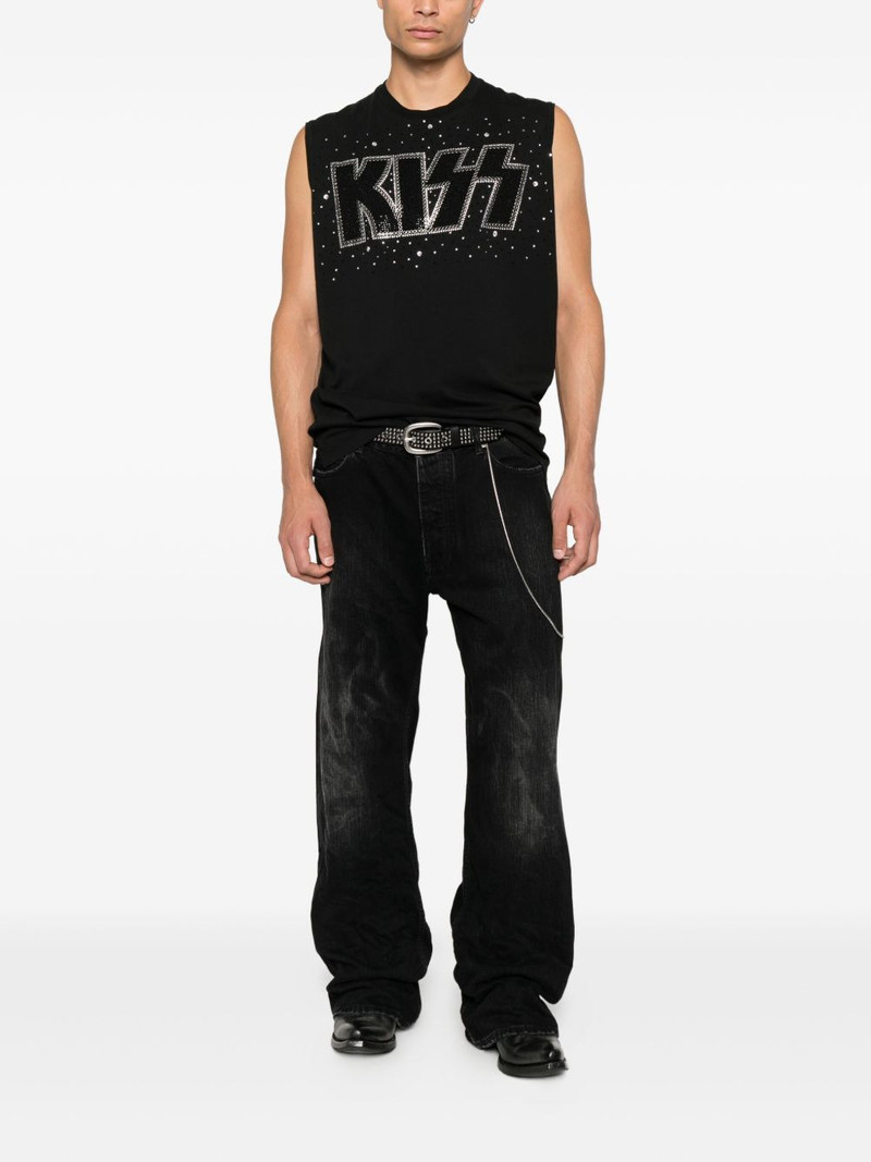 DSQUARED2 x Kiss crystal-embellished tank top outlook