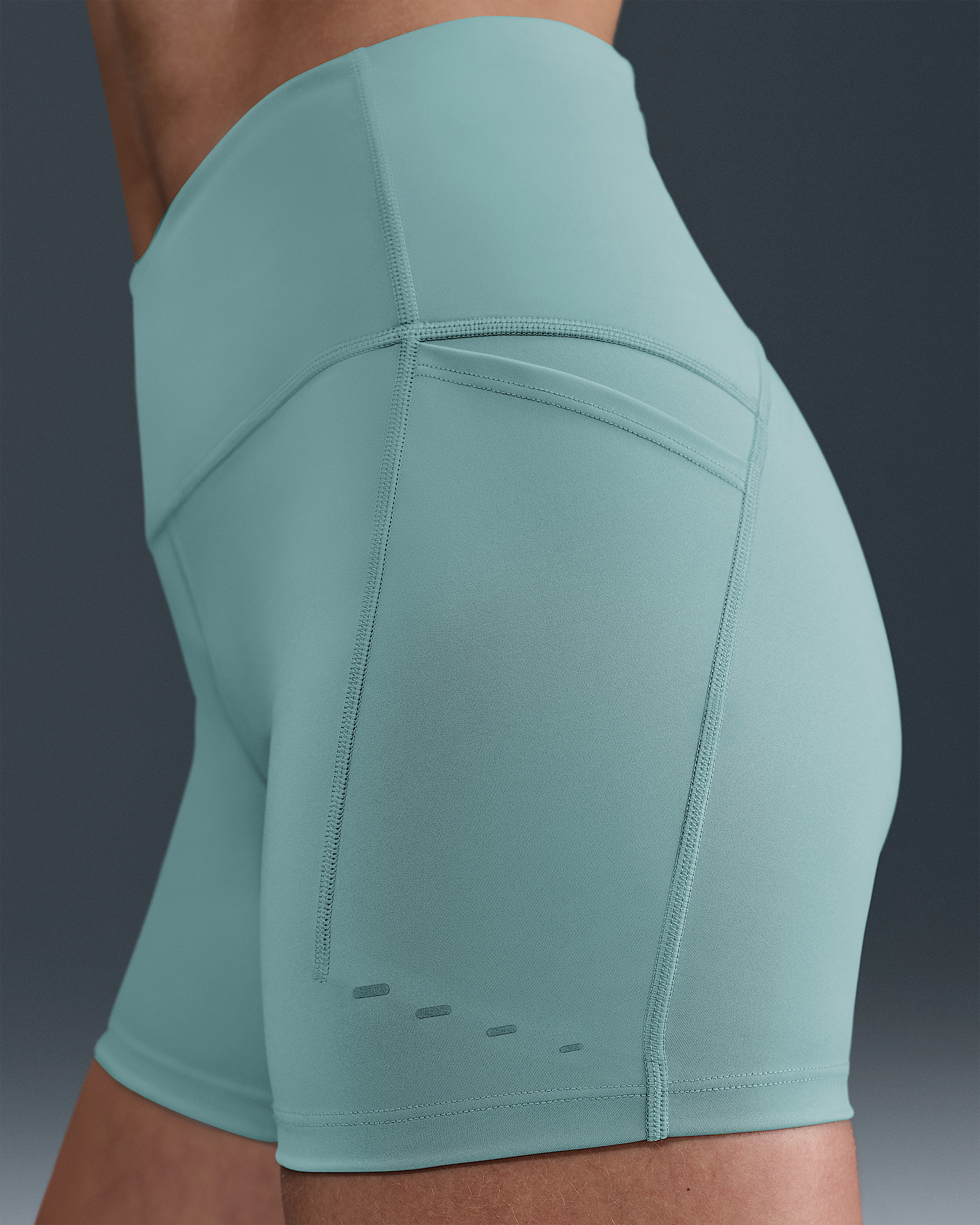 Nike Swift Women's High-Waisted 4" Tight Running Shorts with Pockets - 6