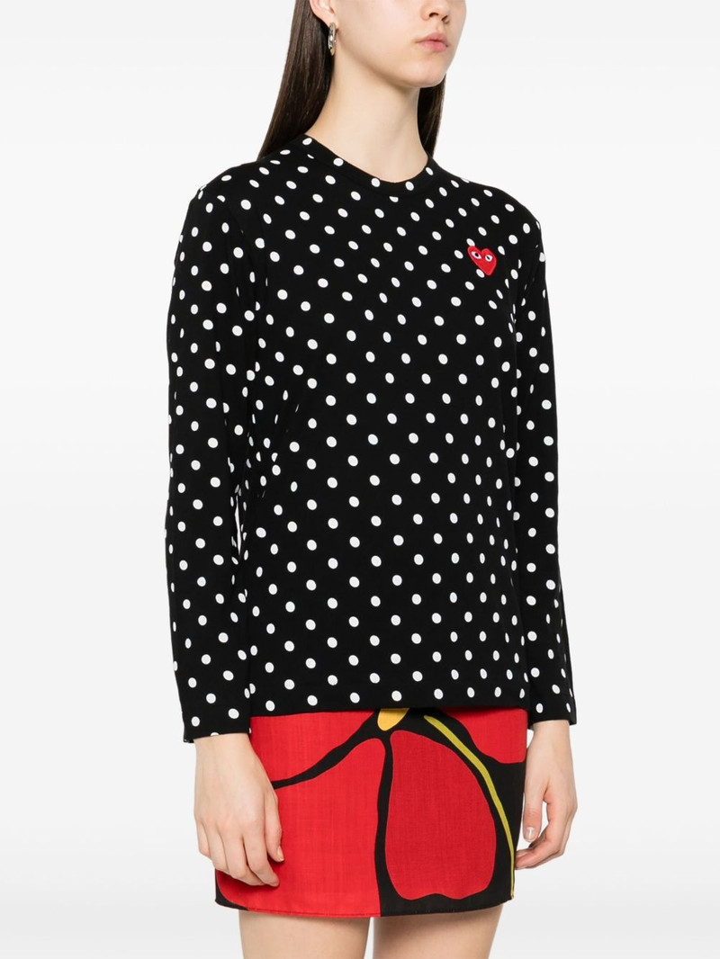 Comme des Garçons PLAY cotton t-shirt outlook