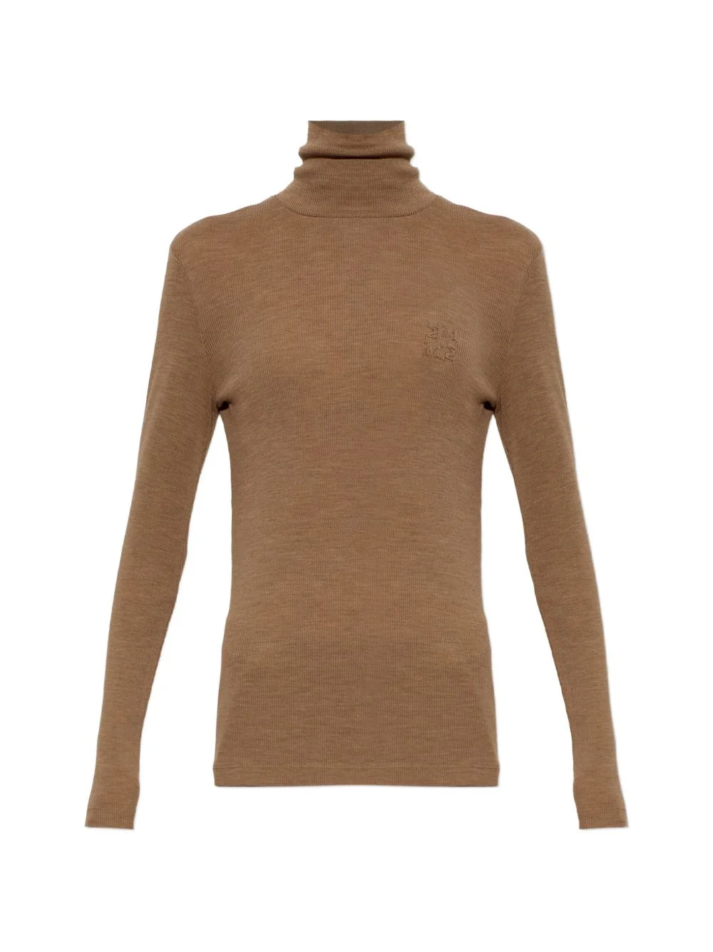 wool turtleneck sweater - 1