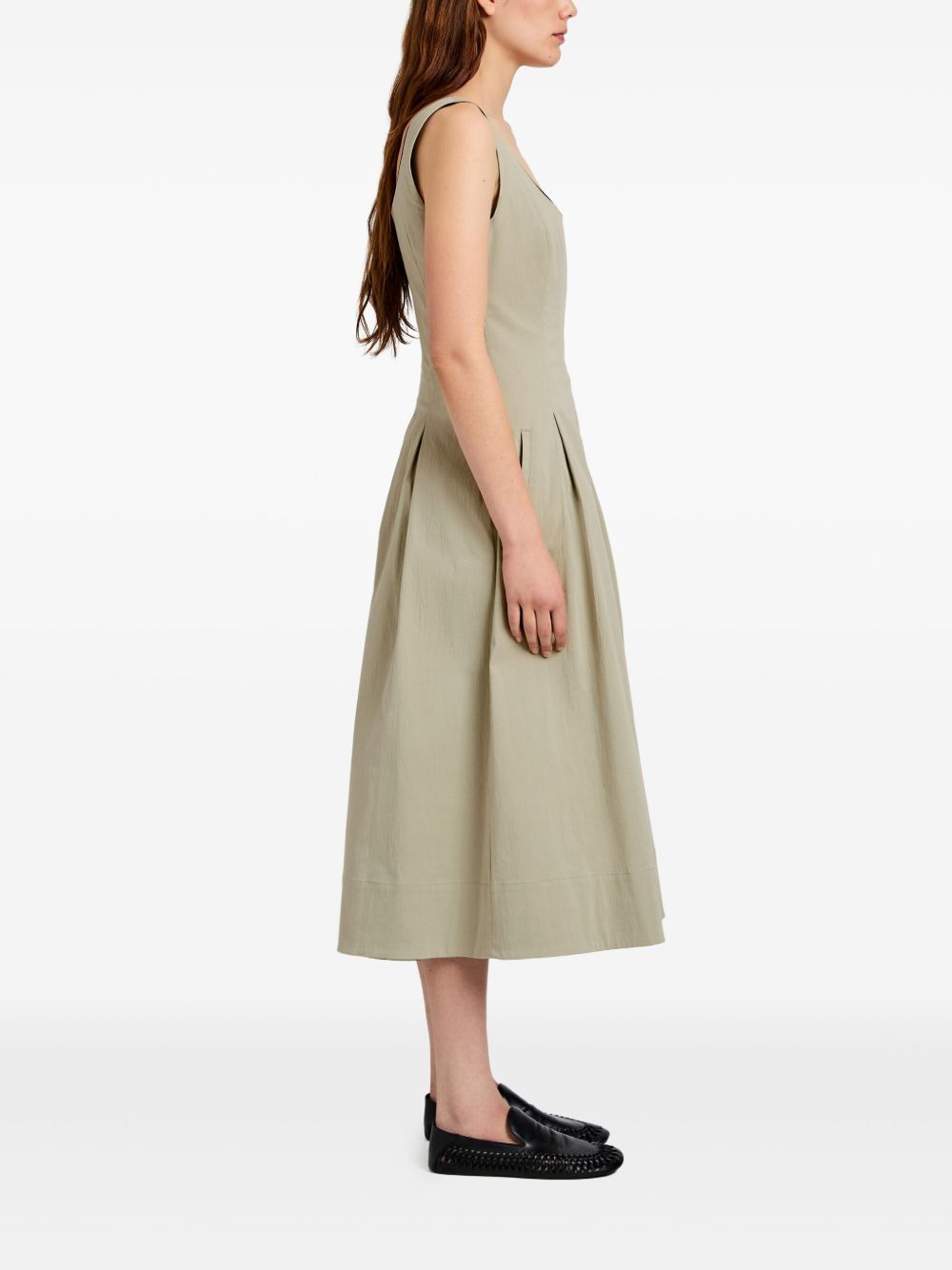 pleated midi dress - 3