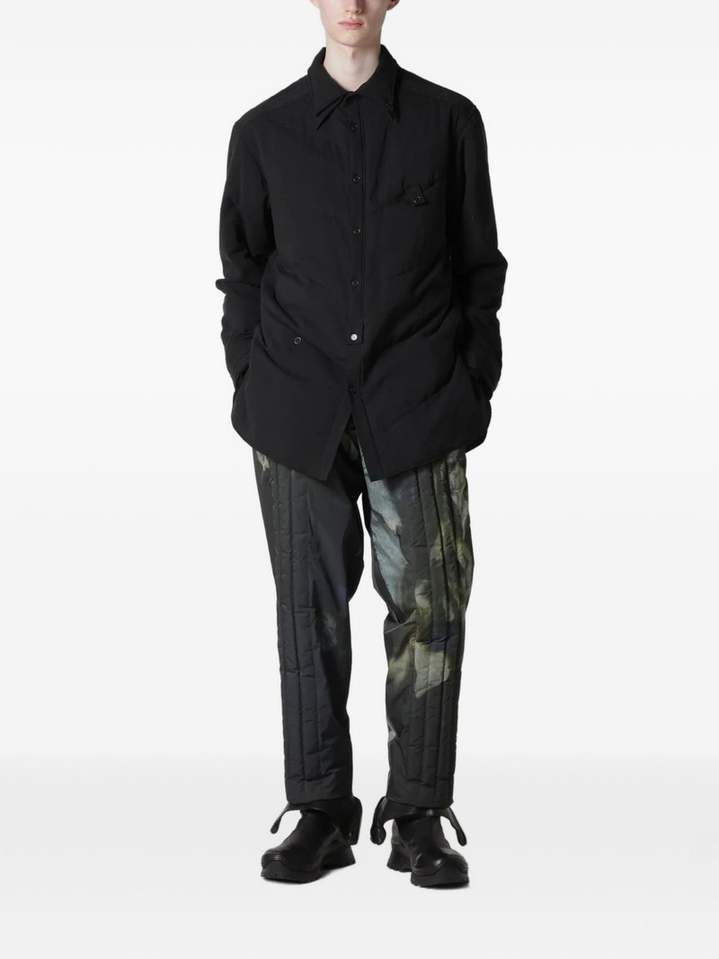 Yohji Yamamoto collar-detail shirt jacket outlook