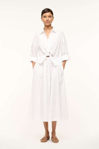 STAUD STAUD LISA DRESS WHITE outlook