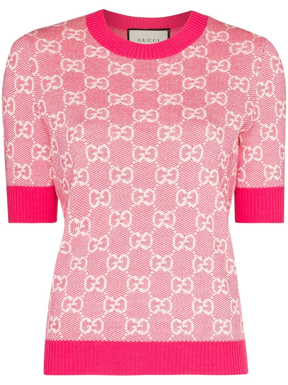 GG jacquard knitted top - 1