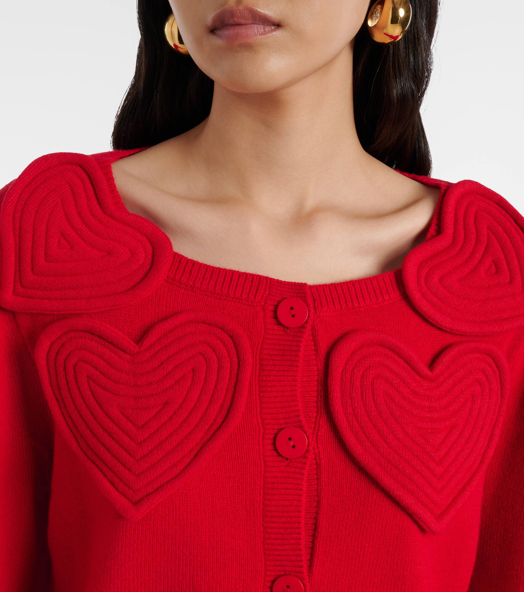 Patch-appliqué cardigan - 4