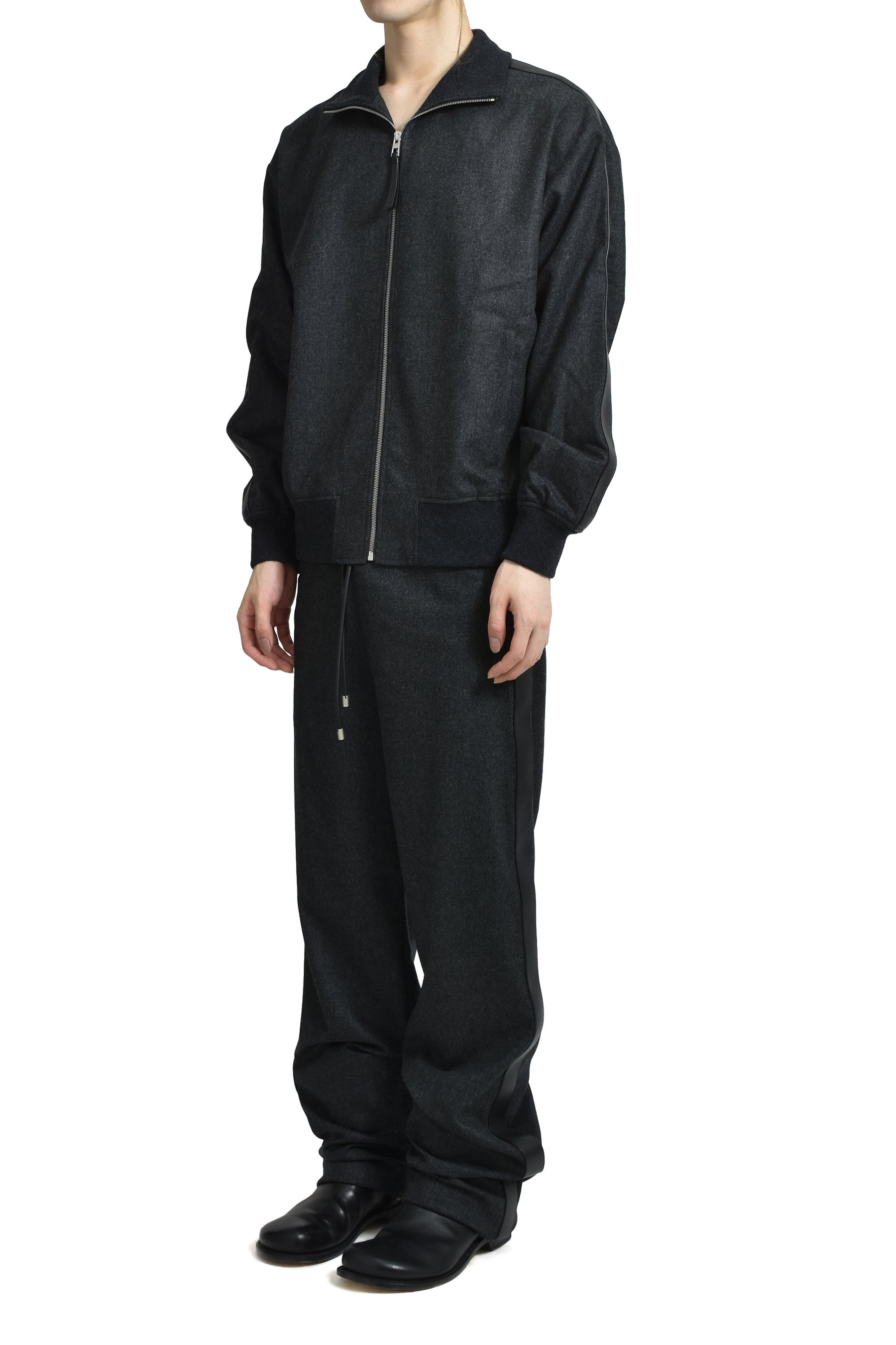 TRACKSUIT JACKET / CHA MELANGE - 4