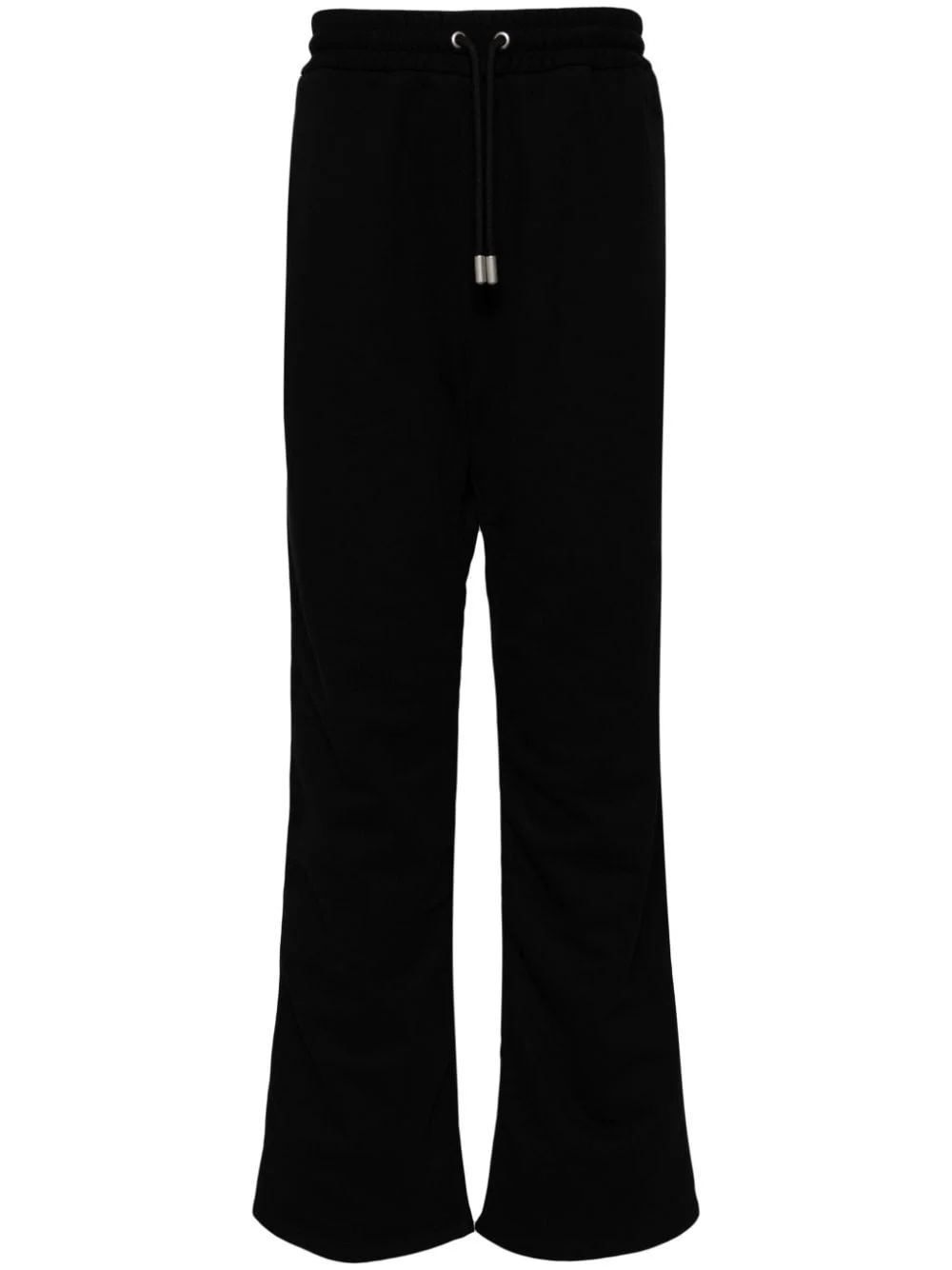Diag-stripe embroidered track pants - 1