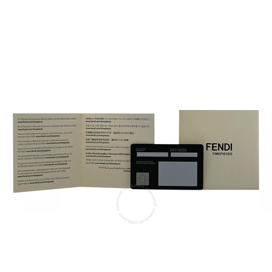 Fendi Selleria Quartz White Dial Men's Watch F8020345H0 - 7