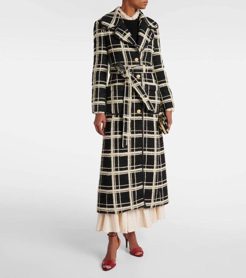Valentino Mossi wool-blend tweed coat outlook